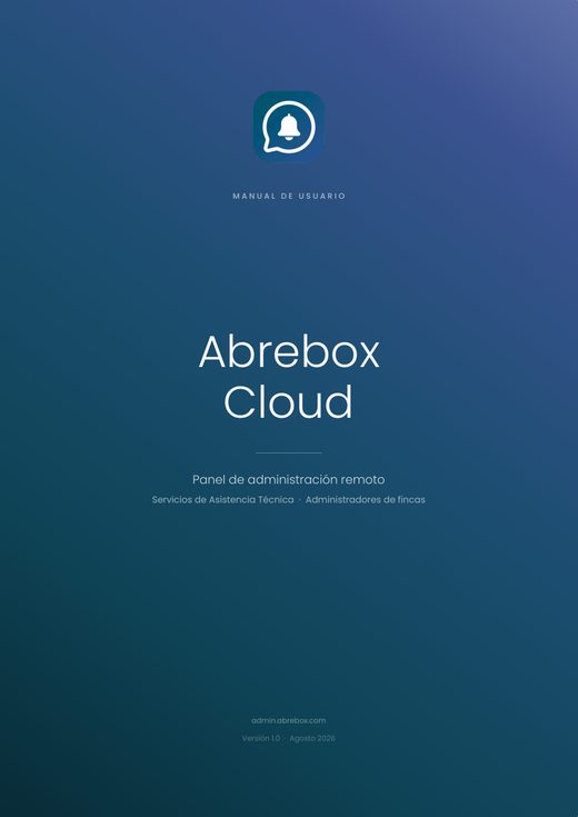 Portada del manual de Abrebox Cloud